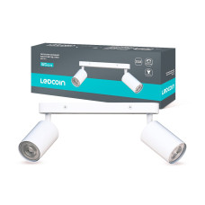 Світильник накладний поворотний спот під лампу MR16 Ledcoin ML314-2 білий