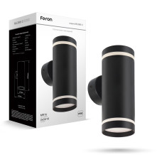 Накладний настінний світильник бра Feron ML388-2 чорний