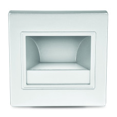 Світильник точковий світлодіодний вбудований Feron JD12 колір срібний