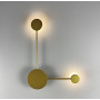 Изображение Бра в золотистому кольорі на 2 плафони ИМ Light-Deco 2 