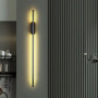 Изображение Сучасне лінійне бра в чорному корпусі 100 см ИМ Light-Deco 4 