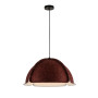 Изображение Светильник подвесной Levistella 8051889-1 (600) C37+WH черный, плафон бордовый + белый ИМ Light-Deco 1 