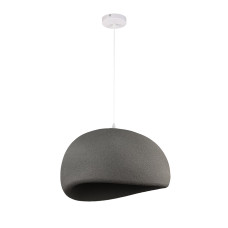 Люстра підвісна (підвісний світильник) Levistella 8058002-1 (500) GREY білий, плафон сірий 