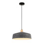Изображение Светильник подвесной Levistella 8051981-1 (410) C06+WH черная, плафон серый   ИМ Light-Deco 1 