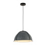 Изображение Светильник подвесной Levistella 8051889-1 (400) C38+WH черный, плафон серый + белый ИМ Light-Deco 1 
