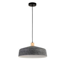Светильник подвесной Levistella 8051981-1 (410) C06+WH черная, плафон серый  