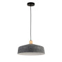 Изображение Светильник подвесной Levistella 8051981-1 (410) C06+WH черная, плафон серый   ИМ Light-Deco 