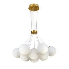 Світильник підвісний, 3D кулі Levistella 782150F-13 BRZ бронза, плафони білі