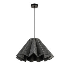Светильник подвесной декоративный Levistella 8052022-1 (550) C06 черный, плафон серый