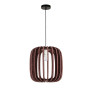Изображение Светильник подвесной Levistella 8052021-1 (400) C36 черная + коричневый ИМ Light-Deco 