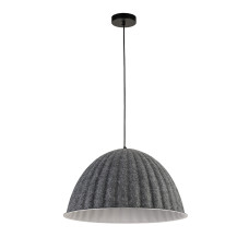 Светильник подвесной Levistella 8051890-1 (550) C06+WH черная, плафон серый