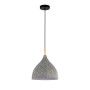 Изображение Светильник подвесной Levistella 8051388-1 (300) C04+WH черная, плафон серый ИМ Light-Deco 