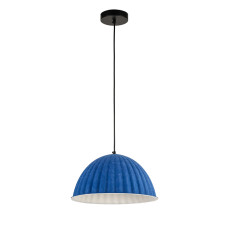 Светильник подвесной Levistella 8051890-1 (350) C08+WH черная, плафон синий