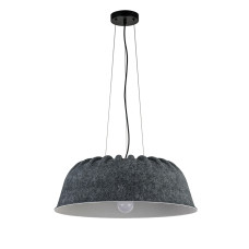 Светильник подвесной Levistella 8051988-1 (550) C06 черная, плафон серый  