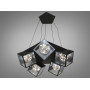 Зображення Підвісна люстра Diasha чорна 5 плафонів 20 Вт ИМ Light-Deco 1 