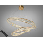 Зображення LED кришталева люстра золото 140 Вт пульт ИМ Light-Deco 