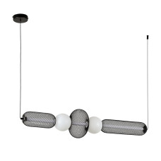 Світильник підвісний світлодіодний LED Levistella 7812028 BK чорний