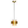 Изображение Светильник подвесной Levistella 7841015-2 GAB бронза, плафон янтарный ИМ Light-Deco 