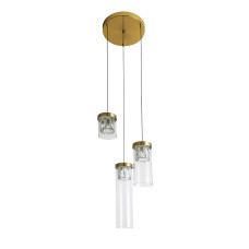 Светильник подвесной светодиодный LED Levistella 800P1021-3led CL бронза