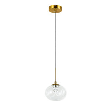 Світильник підвісний світлодіодний LED Levistella 800P3308S-1led (150*120) CL бронза, плафон прозорий