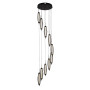 Изображение Люстра подвесная каскадная светодиодная LED Levistella 7813142-10 BK черная ИМ Light-Deco 1 