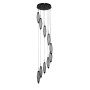 Изображение Люстра подвесная каскадная светодиодная LED Levistella 7813142-10 BK черная ИМ Light-Deco 