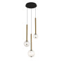 Зображення Підвісний світильник 788P68188-3 SBK+AB+CL ИМ Light-Deco 