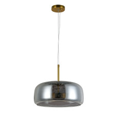 Світильник підвісний світлодіодний LED Levistella 909XL158-1 led (330) AB+GY бронза, плафон сірий