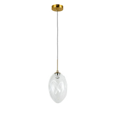 Світильник підвісний світлодіодний LED Levistella 800P3308L-1led (200*125) CL бронза, плафон прозорий