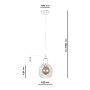 Изображение Підвісний світильник 907011F-1 WH ИМ Light-Deco 1 