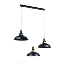 Светильник подвесной Levistella 7526857F-3M BK (500) черный + медь