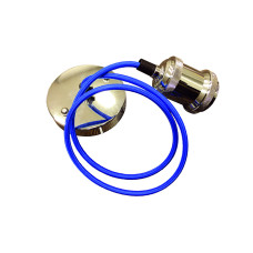 Світильник підвісний Levistella AMP11004-1 хром + синій