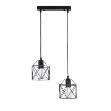 Світильник підвісний Light House LS-17162F-2 BK (250) чорний