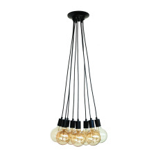 Люстра підвісна Лофт Light House LS-18680-8 BK чорна