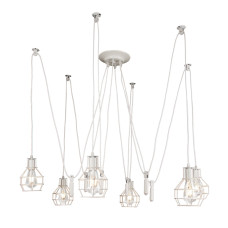 Люстра павук підвісна Levistella 7529076-6 WH біла