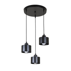 Люстра підвісна Levistella 752187F-3 BK (300) чорна