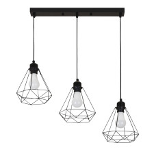 Світильник підвісний Light House LS-19929-3 BK+BK (500) чорний