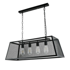 Светильник подвесной декоративный Levistella 909XL1036-4 BK черный