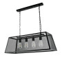 Изображение Светильник подвесной декоративный Levistella 909XL1036-4 BK черный ИМ Light-Deco 