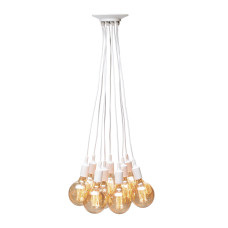 Люстра підвісна Лофт Light House LS-18679/9 WH біла