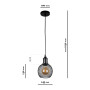 Изображение Підвісний світильник 907011F-1 BK ИМ Light-Deco 1 