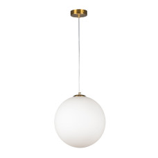 Світильник підвісний шар Levistella 756glass300F-1 BRZ+WH бронза, плафон білий