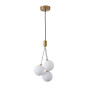 Зображення Світильник підвісний, кулі Levistella 788P67067-3 AB+WH G9 бронза, плафони білі ИМ Light-Deco 