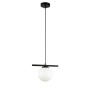 Изображение Светильник подвесной шар Levistella 7841023-1 (150mm) BK+WH черный, плафон белый ИМ Light-Deco 
