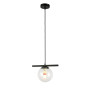 Изображение Светильник подвесной шар Levistella 7841023-1 (150mm) BK+CL черный, плафон прозрачный ИМ Light-Deco 1 