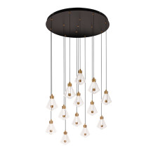 Підвісний світильник 999103F-13 (600R) LED AB+CL