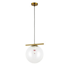 Светильник подвесной шар Levistella 7841023-1 (250mm) GAB+CL бронза, плафон прозрачный