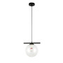 Изображение Светильник подвесной шар Levistella 7841023-1 (200mm) BK+CL черный, плафон прозрачный ИМ Light-Deco 