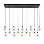 Изображение Підвісний світильник 999103F-14 (1100) LED BK+CL ИМ Light-Deco 3 