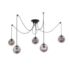 Світильник підвісний павук Light House LS-19447-5 BK+BK чорний